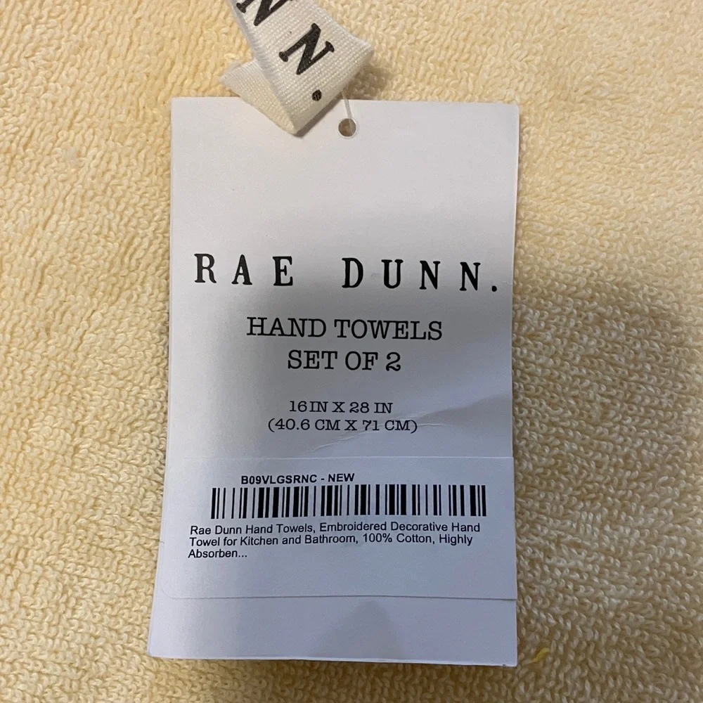 Rae Dunn hand towels